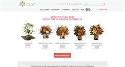 Desktop Screenshot of chathamflowersandgifts.com